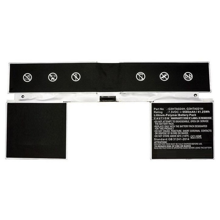 MBXMS-BA0013 CoreParts Batteria for Microsoft Surface 41.25Wh Li-Pol 7.5V 5500mAh MicroSoft Surface113.5" Surface213.5" Surface2
