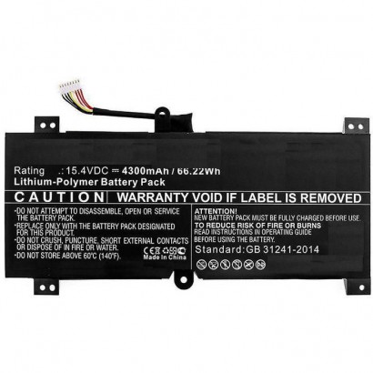 MBXAS-BA0180 MBXAS-BA0180 CoreParts Laptop Batteria for Asus 66WH Li-ion 15.4V 4.3Ah G515GV G515GW G715GV 0B200-02940000 C41N...