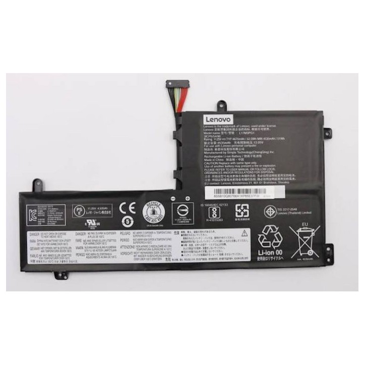 5B10Q80766 Lenovo 3-cell notebook Batteria with 11.25V voltage and 52.5Wh capacity compatible with select Lenovo laptop models. 