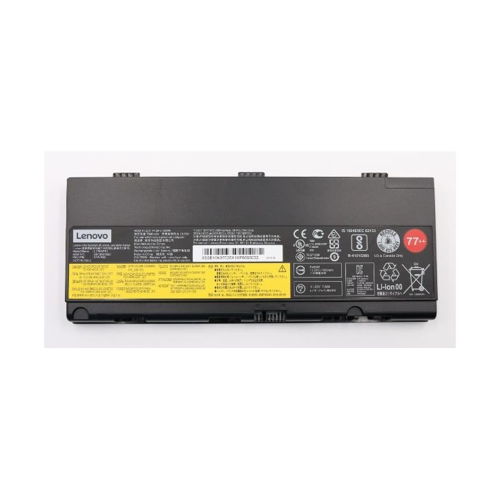 01AV496 Lenovo External lithium-ion Batteria pack 90Wh capacity 6 cells designed for Lenovo laptops with Smart Power Management. 01AV496 Lenovo External lithium-ion Batteria pack 90Wh capacity 6 cells designed for Lenovo laptops with Smart Power Management.