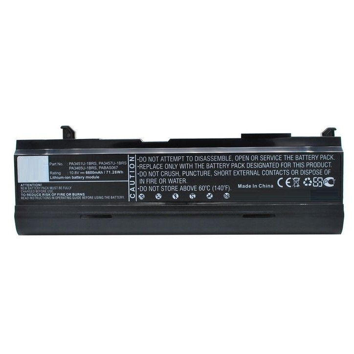 MBXTO-BA0053 CoreParts Laptop Batteria for Toshiba 71WH 9Cell Li-ion 10.8V 6.6Ah Black Dynabook AX/55A dynabook TW/750LS Equium 