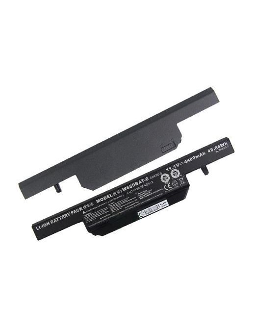 MBXCL-BA0007 CoreParts Laptop Batteria For Clevo 49WH 6Cell Li-ion 11.1V 4.4Ah Black Clevo/SAGER: Clevo W670RC Series Clevo W670