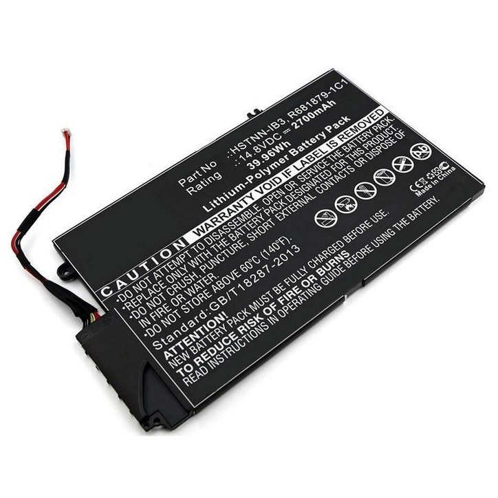 MBXHP-BA0189 CoreParts Laptop Batteria For HP 40WH 4Cell Li-Pol 14.8V 2.7Ah Black HP: Envy TouchSmart 4 ENVPR4 i5-3317U Envy 4-1