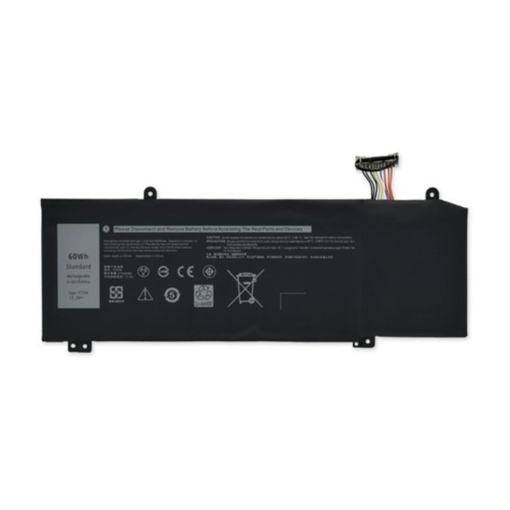 6YV0V Dell Batteria 90WHR 6 Cell Lithium Ion 06YV0V