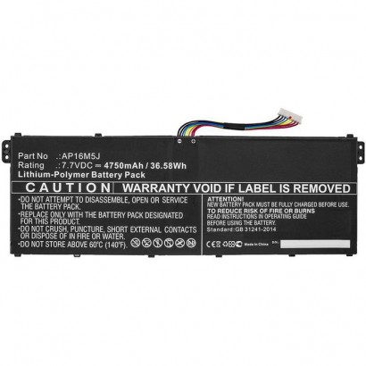 MBXAC-BA0087 MBXAC-BA0087 CoreParts Laptop Batteria for Acer 36.6Wh Li-ion 7.7V 4.45Ah AP16M5J Features DSE
