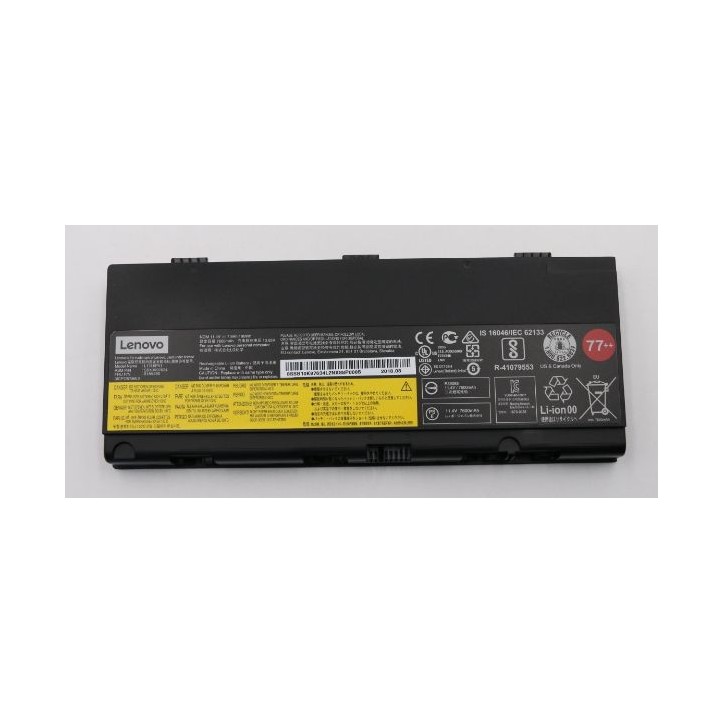 01AV495 Lenovo External battery pack for Lenovo laptops, 90Wh capacity, 6 lithium-ion cells, CE and UL certified for safety. FRU