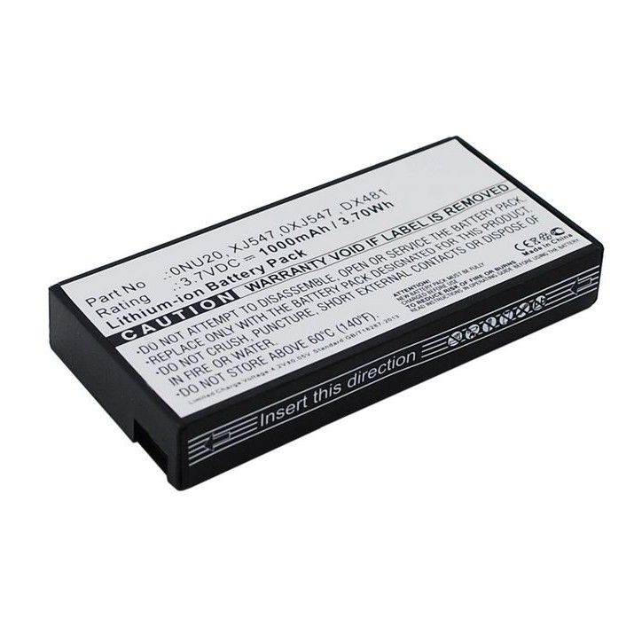 MBXRC-BA005 CoreParts Raid Cont. Batteria for Dell 3.7Wh Li-ion 3.7V 1000mAh 405-10780 0FR4630 NU209 0U8735 0UF302 0XJ547 312-04
