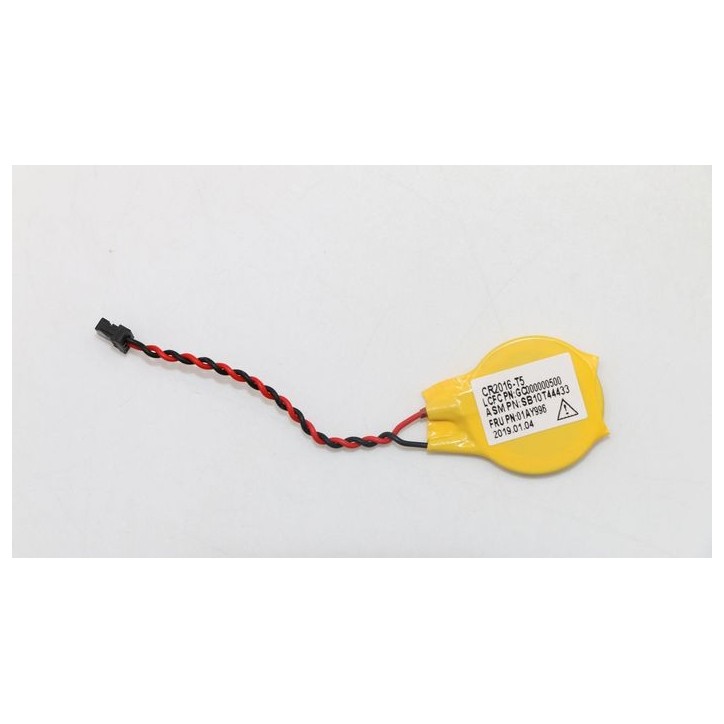 FRU01AY996 Lenovo CR2016 RTC Batteria for Lenovo ThinkPad X series maintains system clock during power off. FRU01AY996 Lenovo CR2016 RTC Batteria for Lenovo ThinkPad X series maintains system clock during power off.