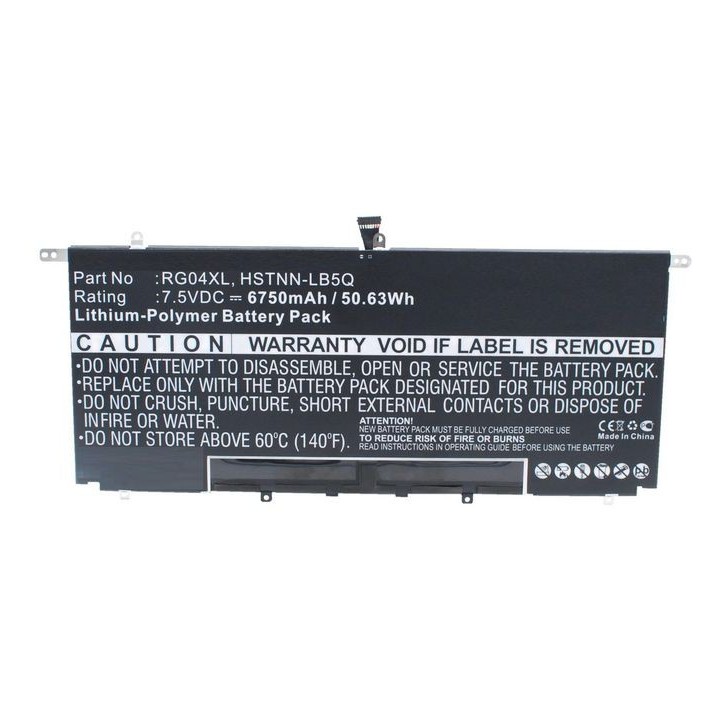 MBXHP-BA0093 CoreParts Laptop Batteria for HP 51Wh Li-Pol 7.5V 6750mAh Black Spectre 13-3000 Spectre 13t-3000 TPN-F111 734746-42
