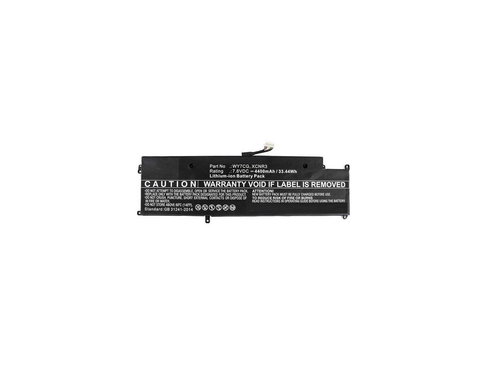 MBXDE-BA0074 MBXDE-BA0074 CoreParts Laptop Batteria for Dell 33Wh Li-ion 7.6V 4400mAh Black Latitude 13 7370 WY7CG XCNR3 MH25... MBXDE-BA0074 MBXDE-BA0074 CoreParts Laptop Batteria for Dell 33Wh Li-ion 7.6V 4400mAh Black Latitude 13 7370 WY7CG XCNR3 MH25...