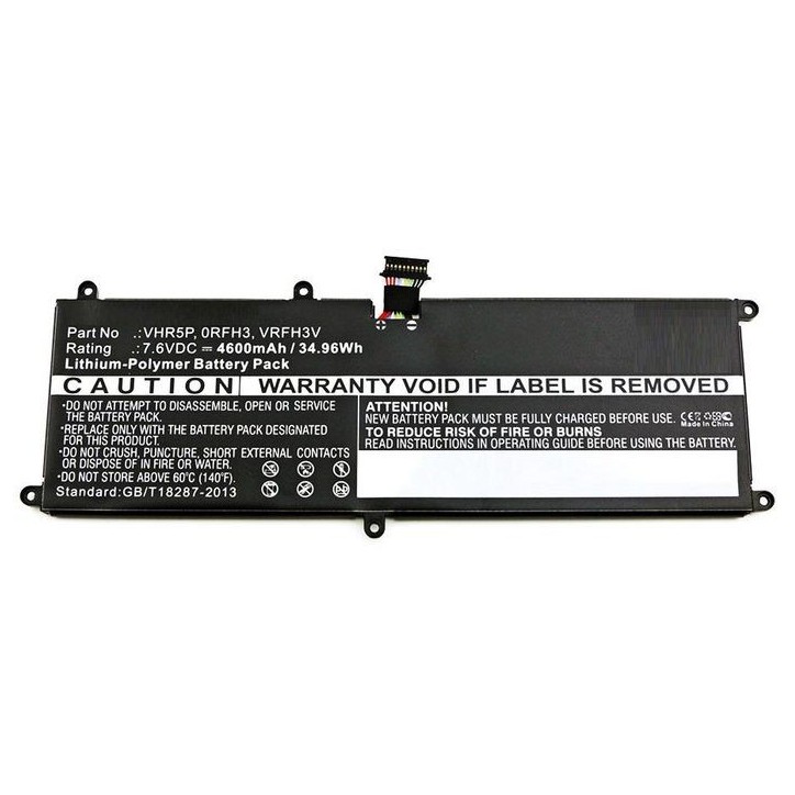 MBXDE-BA0137 CoreParts Laptop Batteria for Dell 26Wh Li-Pol 7.6V 3400mAh Black Latitude 11 5175 Latitude 11 5179 Latitude 5175 0