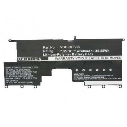 MBXSO-BA0057 MBXSO-BA0057 CoreParts Laptop Batteria for Sony 36Wh Li-Pol 7.5V 4740mAh Black SVP13213CW SVP13218PW SVP13229PW ...