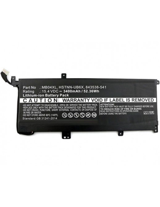 MBXHP-BA0166 MBXHP-BA0166 CoreParts Laptop Batteria for HP 52Wh Li-ion 15.4V 3400mAh Black Envy X360 M6 M6-AQ003DX M6-AQ005DX...