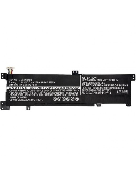 MBXAS-BA0085 CoreParts Laptop Batteria for Asus 39Wh Li-ion 11.4V 3400mAh Black A400U A401L K401 K401LB K401LB5010 K401LB5200 K4