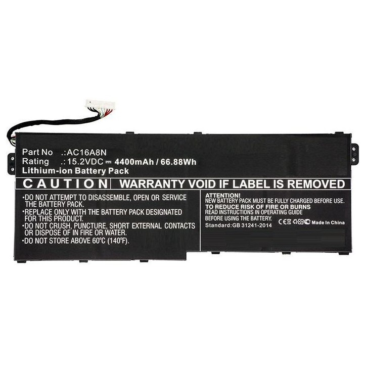 MBXAC-BA0071 CoreParts Laptop Batteria for Acer 67Wh Li-ion 15.2V 4400mAh Black Aspire V17 Nitro Aspire V17 Nitro BE VN7-791G-79