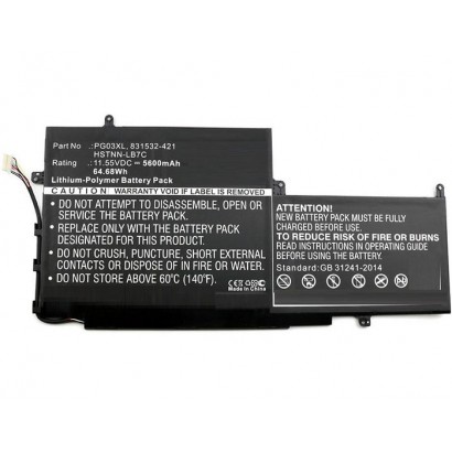 MBXHP-BA0065 MBXHP-BA0065 CoreParts Laptop Batteria for HP 65Wh Li-Pol 11.55V 5600mAh Black Spectre X360 15 Spectre X360 15 A...