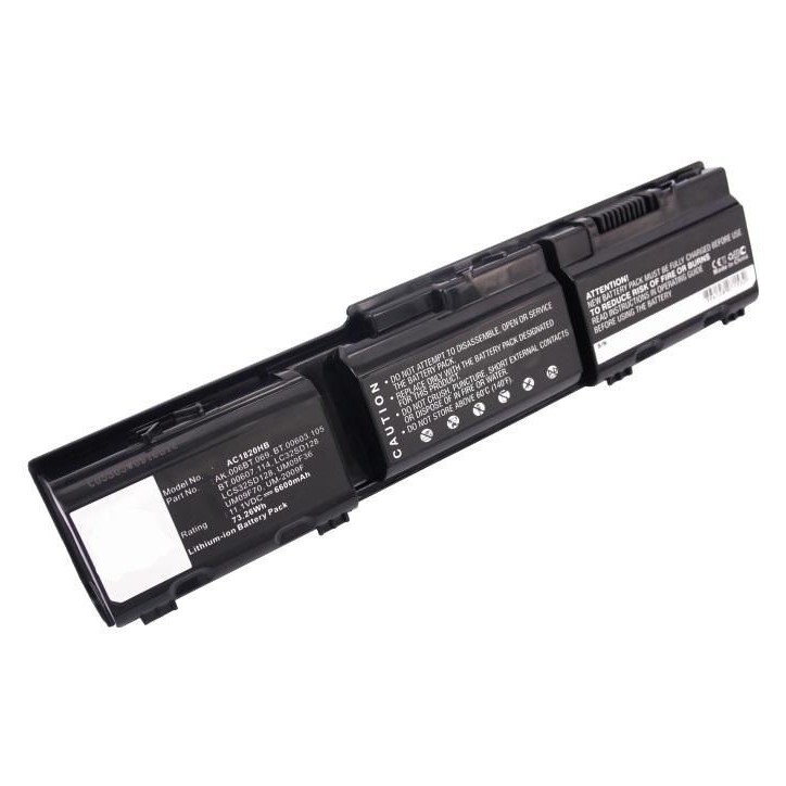 MBXAC-BA0059 CoreParts Laptop Batteria for Acer 49Wh Li-ion 11.1V 4400mAh Black Acer Aspire 1825 Aspire 1420P Aspire 1820 Aspire