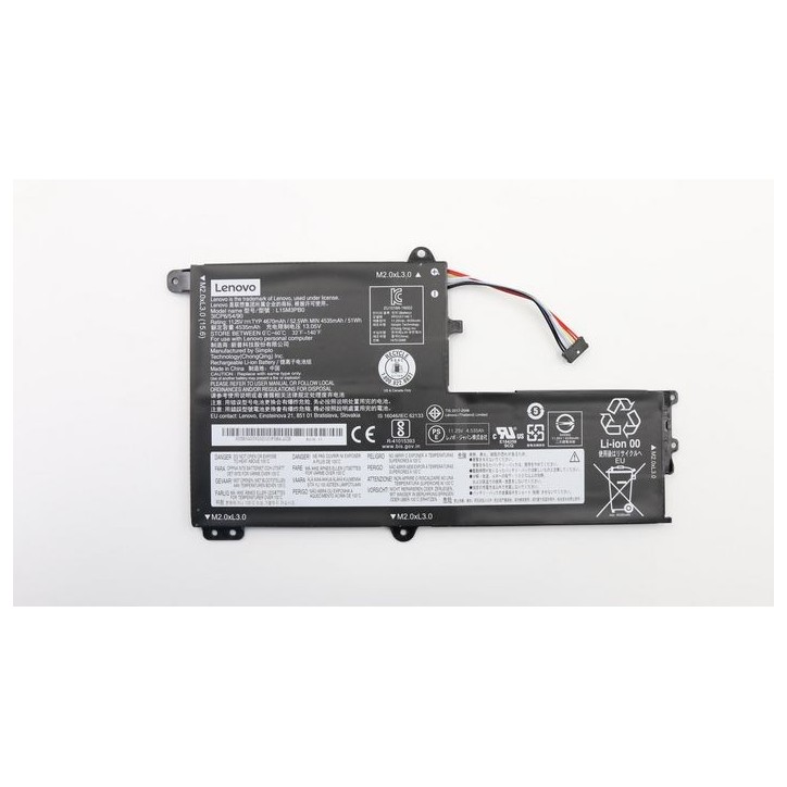 5B10Q39202 Lenovo 3-cell lithium-ion Batteria 11.25V voltage 52.5Wh capacity compatible with Lenovo IdeaPad 330S series laptops.