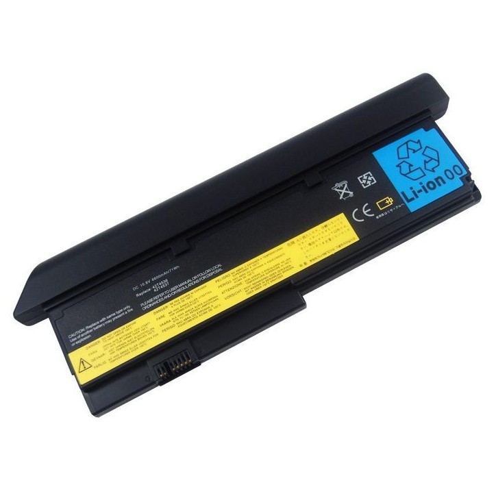 MBXLE-BA0028 CoreParts Laptop Batteria for IBM 71Wh 9Cell Li-ion 10.8V 6.6Ah Black IBM ThinkPad X200/X200S Series X201 X201S X20