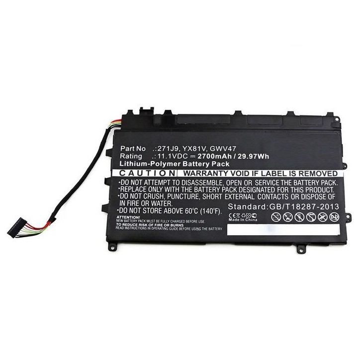MBXDE-BA0106 CoreParts Laptop Batteria for Dell 24Wh Li-Pol 11.1V 2200mAh Black Latitude 13 7000 Latitude 7350 0GWV47 0MN791 271