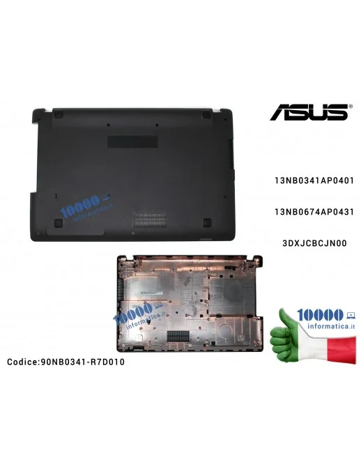 90NB0341-R7D010 Bottom Case Cover Lower Inferiore ASUS X551 X551C X551CA X551M X551MA F551 F551C F551CA F551M F551MA 13NB0341...