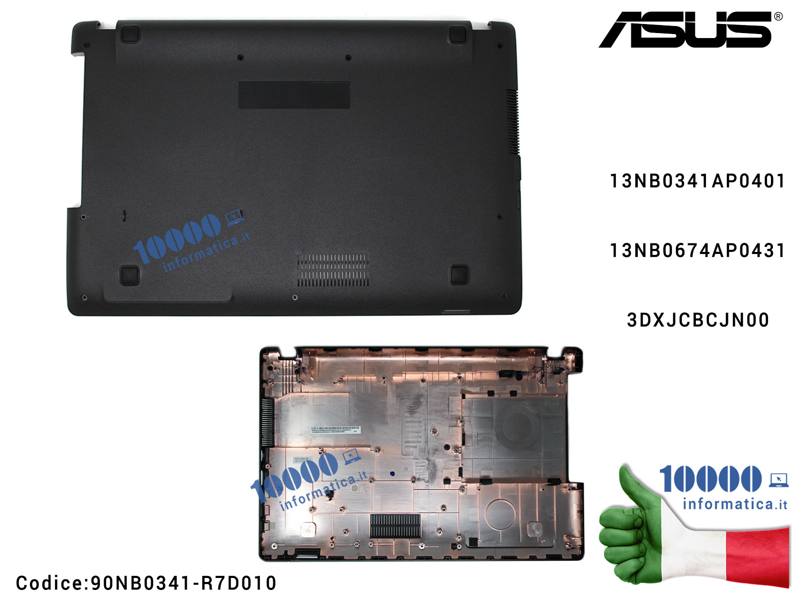 Bottom Case ASUS X551 X551C X551CA X551M X551MA F551 F551C F551CA F551M F551MA C - Picture 1 of 1
