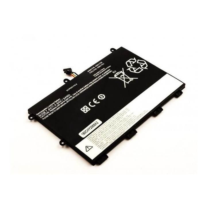 MBXLE-BA0022 CoreParts Laptop Batteria for Lenovo 34Wh 4Cell Li-Pol 7.4V 4.6Ah FRU45N1751 FRU45N1751 45N1751