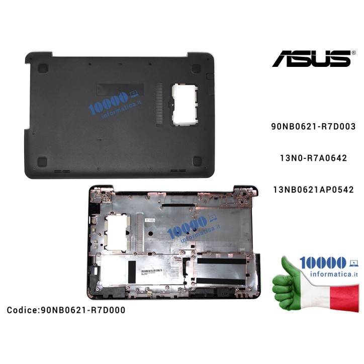 Bottom Case Cover Lower Inferiore ASUS  [Versione 1] F555L F555LA X555LD F555LD X554L X555U X555 X555LA X555LD X555LJ X555LN X55