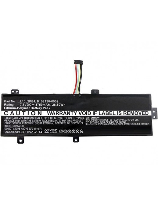MBXLE-BA0158 MBXLE-BA0158 CoreParts Laptop Batteria for Lenovo 27,36Wh Li-Pol 7,6V 3600mAh Black for ideapad 310 15" 310 15" ...