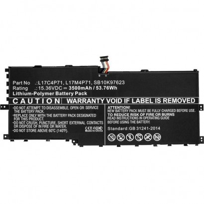 MBXLE-BA0129 MBXLE-BA0129 CoreParts Laptop Batteria for Lenovo 44Wh Li-Pol 15.17V 2900mAh Black ThinkPad X1 Yoga 2018 L17C4P7...
