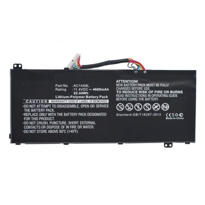 MBXAC-BA0072 MBXAC-BA0072 CoreParts Laptop Batteria for Acer 52Wh Li-Pol 11.4V 4600mAh Black Aspire V15 Nitro Aspire VN7 Aspi...