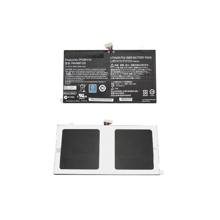 MBXFU-BA0004 CoreParts Laptop Batteria for Fujitsu 48Wh 4 Cell Li-ion 14.8V 3.2Ah LifeBook U554 FUJ:CP671425-XX FMVNBP230 FPCBP4