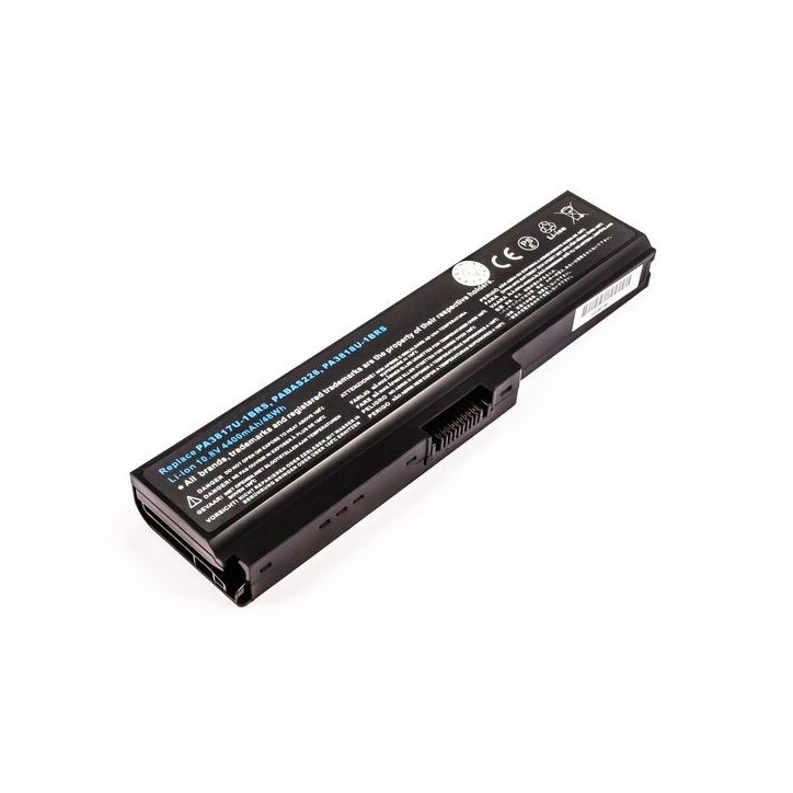 MBI1074 CoreParts Laptop Batteria for Toshiba 48Wh 6 Cell Li-ion 10.8V 4.4Ah PA3817U-1BRS PA3818U-1BRS PABAS227 PABAS228 PA3817U MBI1074 CoreParts Laptop Batteria for Toshiba 48Wh 6 Cell Li-ion 10.8V 4.4Ah PA3817U-1BRS PA3818U-1BRS PABAS227 PABAS228 PA3817U