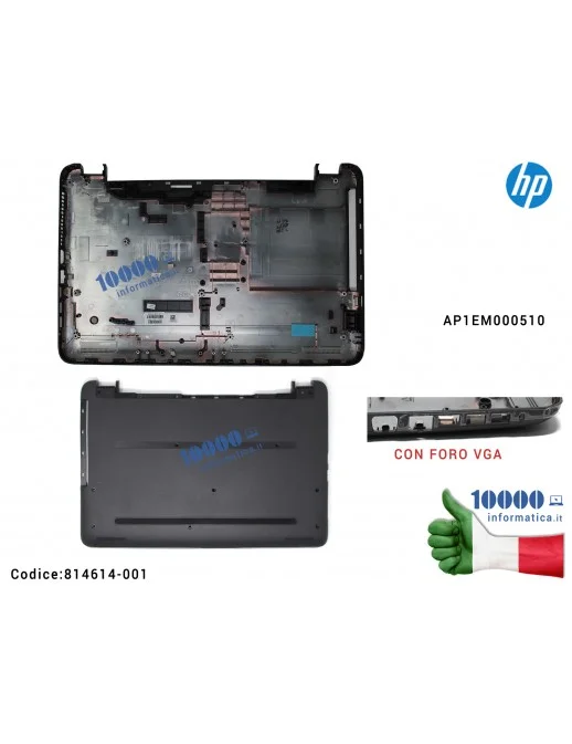 Bottom Case Scocca Inferiore HP Pavilion 250 G4 255 G4 256 G4 15-AC 15-AF AP1EM000510