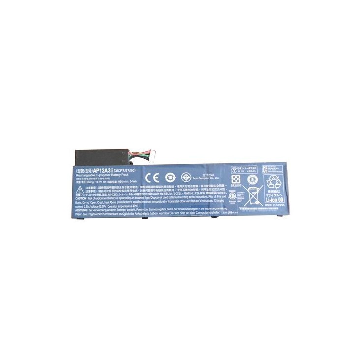 MBI56054 CoreParts Laptop Batteria for Acer 49,95Wh 6 Cell Li-ion 11,1V 4500mAh Black AP12A3I BT.00303.028 KT.00303.002 BT.00304