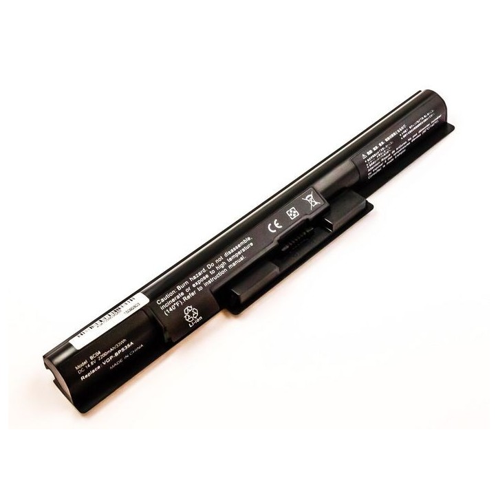 MBI4111 CoreParts Laptop Batteria for Sony 32,56Wh 4 Cell Li-ion 14,8V 2200mAh Black VGP-BPS35A A1961894A A1961896A