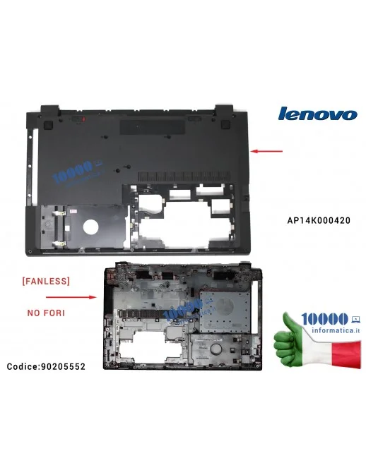 Bottom Case Scocca Inferiore LENOVO [FANLESS] IdeaPad B50-30 B50-45 B50-70 B50-80 B51-30 B51-80 N50-45 N50-70 N50-80 305-15 305-
