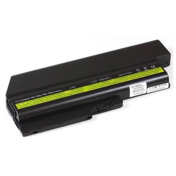 MBI1938 CoreParts Laptop Batteria for Lenovo 71Wh 9 Cell Li-ion 10.8V 6.6Ah Black 40Y6797 42T4511 42T4619 42T4620 92P1131 92P113