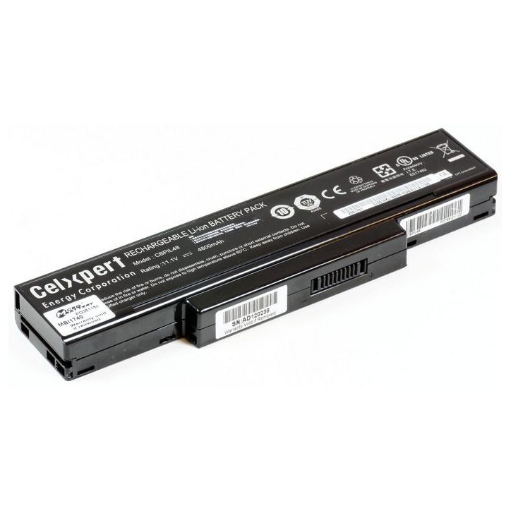 MBI1740 CoreParts Laptop Batteria for MSI 47.52Wh 6 Cell Li-ion 10.8V 4400mAh Black 957-14XXXP-103 957-14XXXP-107 BTY-M66 BTY-M6 MBI1740 CoreParts Laptop Batteria for MSI 47.52Wh 6 Cell Li-ion 10.8V 4400mAh Black 957-14XXXP-103 957-14XXXP-107 BTY-M66 BTY-M6