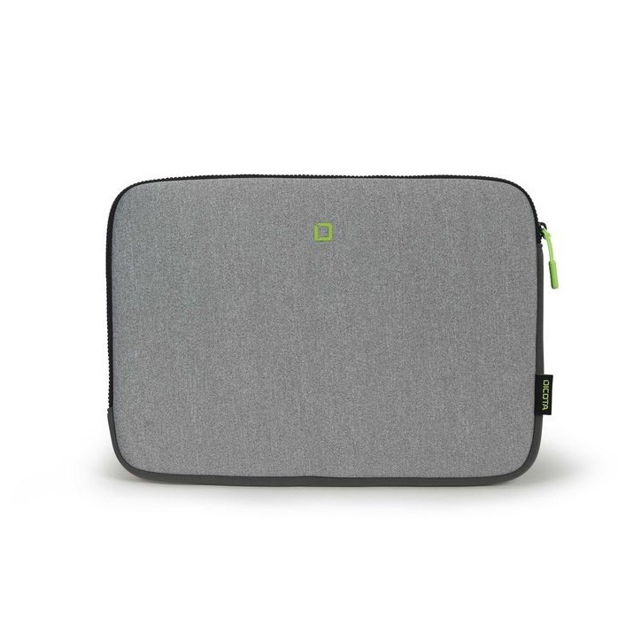 D31744 Dicota Neoprene Case for 13 - 14.1" Notebooks Grey/Green