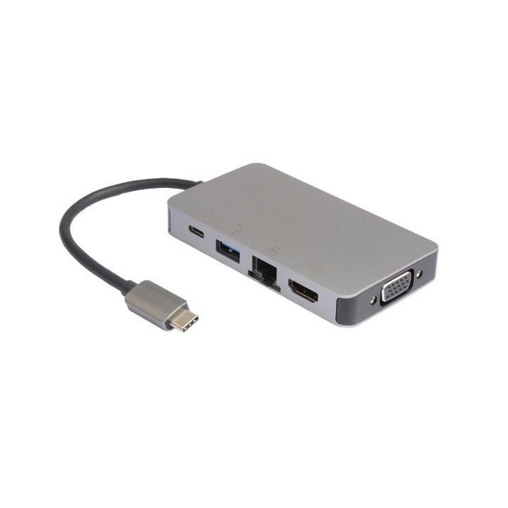 USB3.1CCOM14 MicroConnect USB-C 2 x USB3.0 A RJ45 HDMI VGA Type C Dock hub 1PM64AAAC3 1PM64AA 4X90S92381