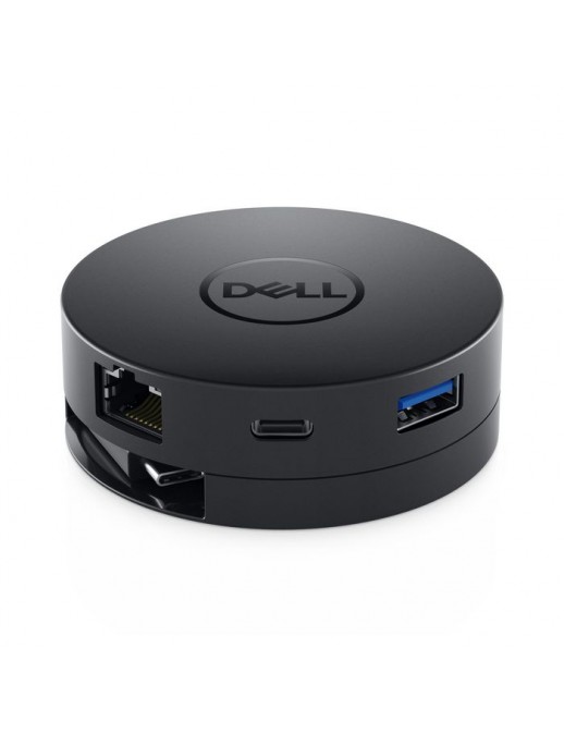DELL-DA300 DELL-DA300 Dell USB-C Mobile Adapter HDMI/ VGA/ DisplayPort/ RJ-45 Black 492-BCJL 0DELL-DA300