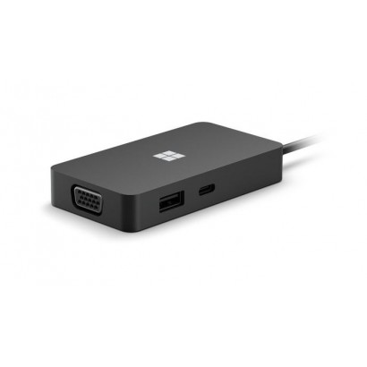 SWV-00003 Microsoft USB-C Travel Hub USB 3.2 Gen 2 (3.1 Gen 2) Type-C 10000 Mbit/s Black