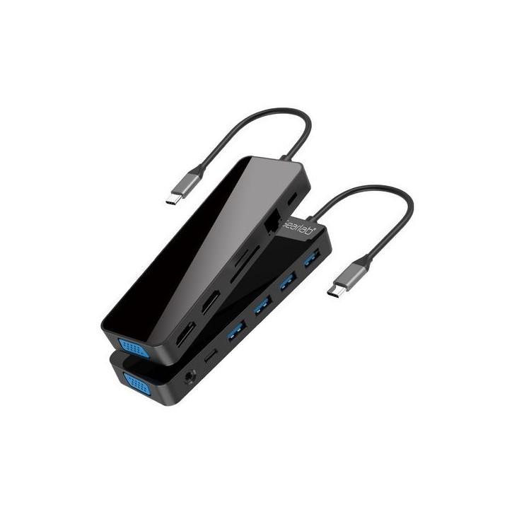 GLB235470 eSTUFF 13-in-1 Triple Display Mobile Dock(Gearlab box) ES623009