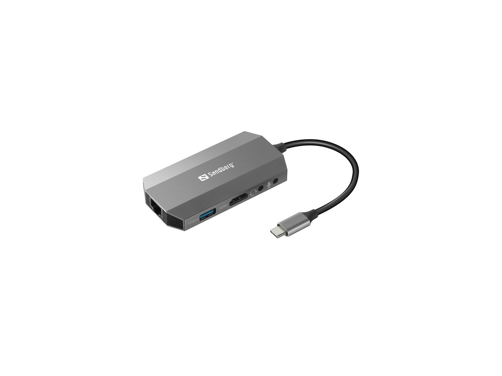 136-33 136-33 Sandberg USB-C 6in1 Travel Dock
