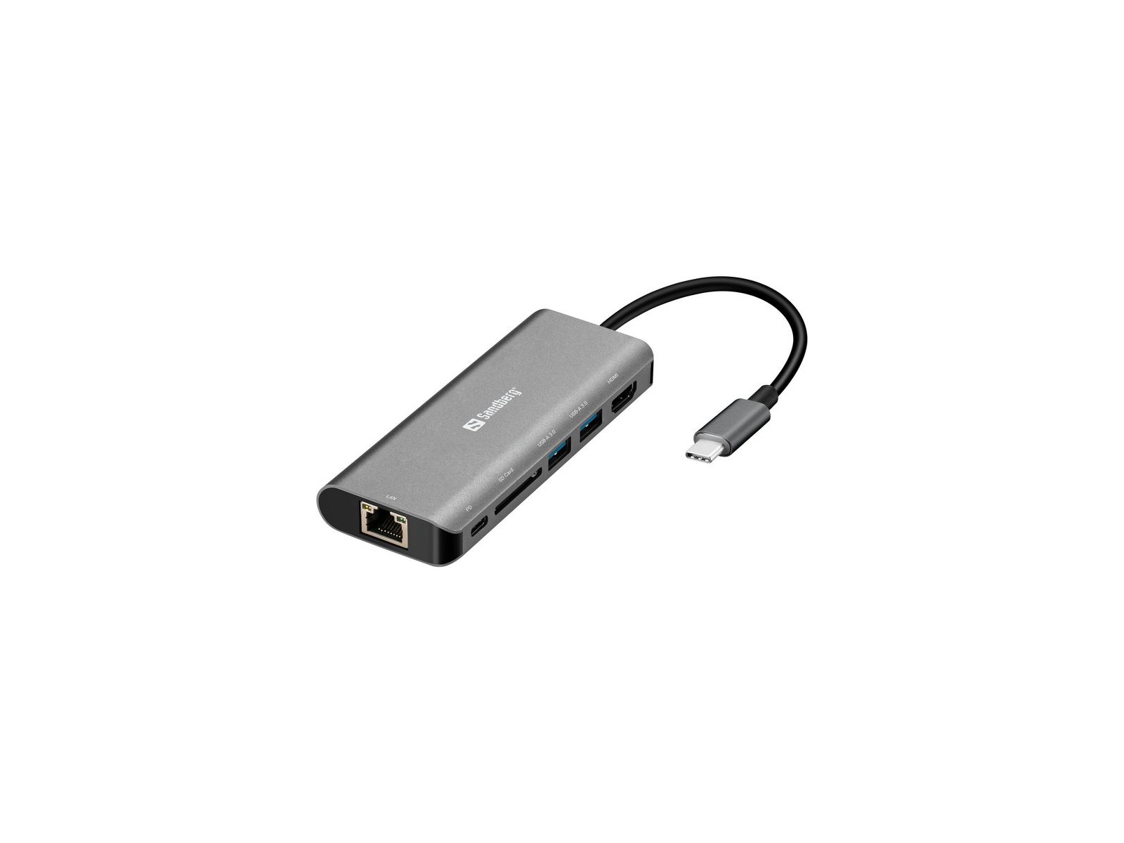 136-18 136-18 Sandberg USB-C Dock HDMILANSDUSB100W N/A