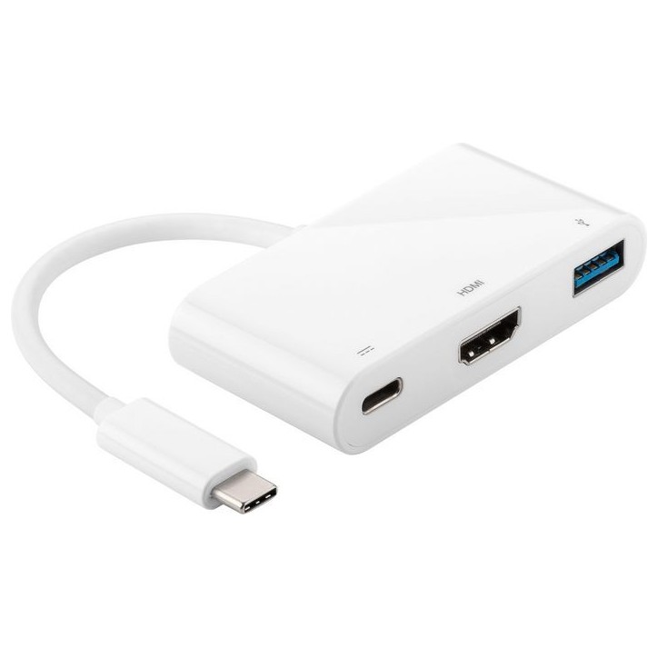 USB3.1CCOM2 MicroConnect USB-C 3.2 Gen 1 Multiport Adapter hub 0,20m MJ1K2ZM/A MUF82ZM/A DA-70838-1