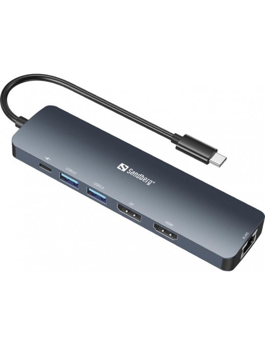 136-43 136-43 Sandberg USB-C 8K Display Dock 43211615