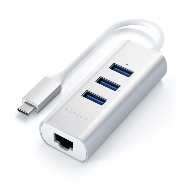 ST-TC2N1USB31AS Satechi Interface Hub Usb 3.2 Gen 1 (3.1 Gen 1) Type-C 5000 Mbit/S Silver