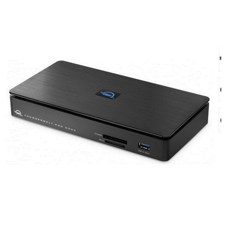 OWCTB3DKPRO OWC Thunderbolt Pro Dock With 10GbE USB Ports CFExpress Audio DP & More